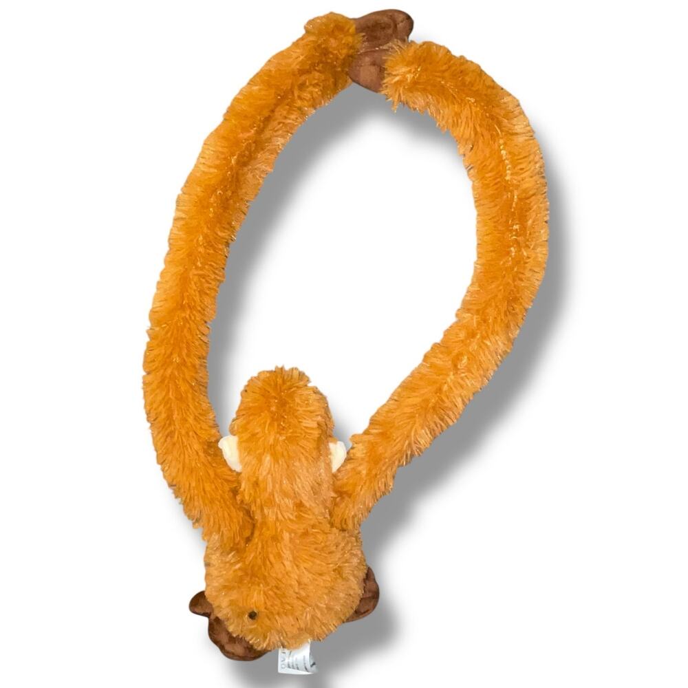 FAO Schwarz Hanging Monkey Orangutan Plush Toys R Us 18" Nursery Shower Gift - Picture 8 of 13